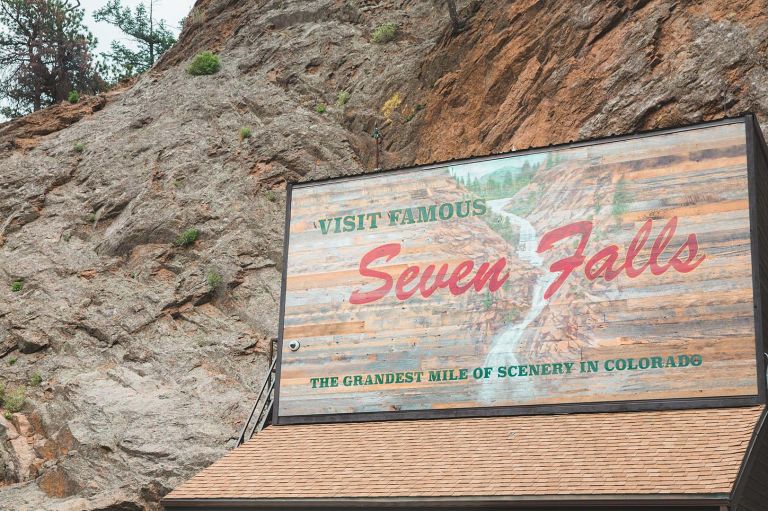 A Sign On A Rock