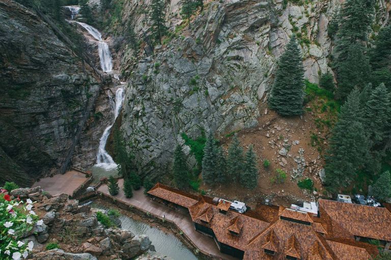 A Building On A Cliff