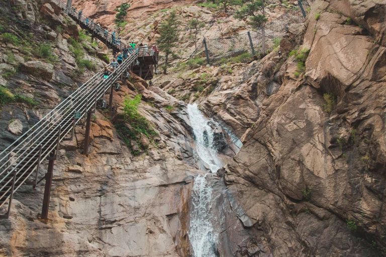 A Bridge Over A Cliff